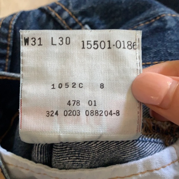 Vintage Levi’s 501 Straight-Leg Non-Stretch 100% Cotton Denim Jeans W31 L30 - Picture 9 of 15